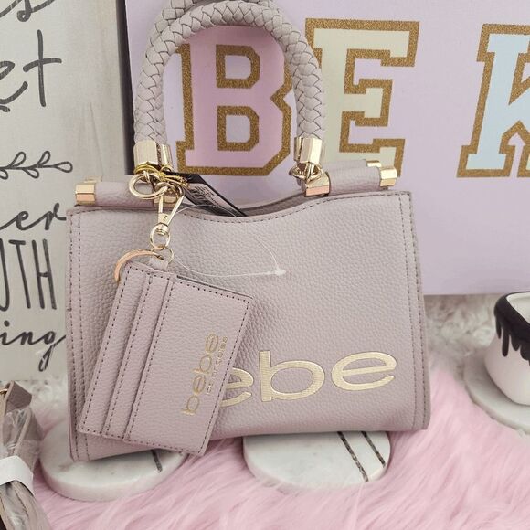 NWT{BEBE} Fabiola Top Handle Crossbody Women's Purse NWT - Picture 1 of 9